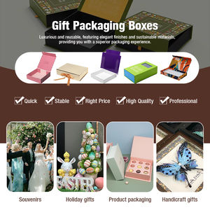 Boîtes coulissantes classiques en carton rigide noir haut de gamme réutilisables pour l'emballage d'artisanat - Product Image 6