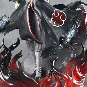 Statua GK Anime di <span class=keywords><strong>Itachi</strong></span>, Modellino in PVC, Ornamento da Scrivania, Esposizione Fiamma Nera per Collezionisti - Product Image 6