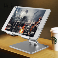HeyShow Support de tablette réglable Support d'affichage de tablette en métal Support pliable iPad pour toutes les tablettes LOGO peut être personnalisé