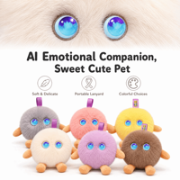 Vente en gros de jouets en peluche électriques intelligents à intelligence artificielle émotionnelle, support OEM/ODM, logo personnalisé, poupée rose douce qui chante, parle et danse pour enfants (produit promotionnel)
