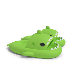 Pantuflas <span class=keywords><strong>de</strong></span> fondo grueso y suave <span class=keywords><strong>de</strong></span> tiburón <span class=keywords><strong>de</strong></span> dibujos animados para mujeres y hombres, <span class=keywords><strong>chanclas</strong></span> antideslizantes para el baño y el hogar para parejas, <span class=keywords><strong>chanclas</strong></span> para exteriores - Product Image 4