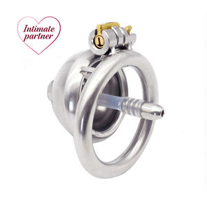 กรงครอบอวัยวะเพศชายพร้อมอุปกรณ์ล็อคแบบซ่อน 304 สตีล แหวนรัดองคชาต ท่อสวนปัสสาวะแบบตาไก่ ที่ขยายท่อปัสสาวะ ปลั๊กอวัยวะเพศชาย ท่อสวนปัสสาวะ - Product Image 3