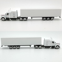 Modelo de Camión Contenedor de Transporte Americano de 23.5cm, Simulación de Vehículo de Transporte Americano 87