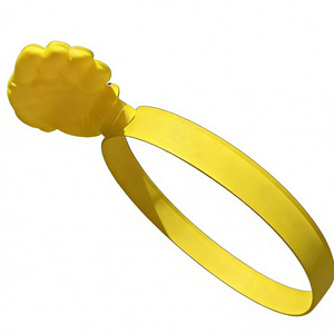 Funny Palm Shaped Sun Hat Yellow 3D Printed Summer Outdoor Headband Cartoon Sun Protection Casual Wear - Product Image 5