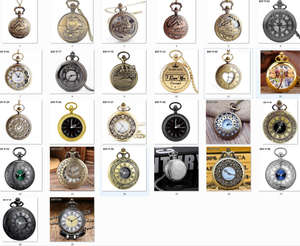 นาฬิกาพกควอตซ์สไตล์สตีมพังก์แบบติดเข็มขัด รุ่นเรโทร สำหรับผู้หญิง - Product Image 6