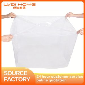 Sacs à poussière en plastique transparent de grande taille avec fond carré pour l'entretien industriel des machines - Product Image 6