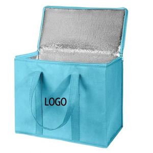 Bolsa Térmica de Algodón Resistente con Asas Duraderas y Cierres Dobles, Aislada, Reutilizable, Impermeable, para Compras, Alimentos y Paneles Solares - Product Image 6