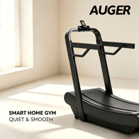 Caminadora Manual Curva Comercial, Sin Motor, Autoalimentada, con Pantalla LCD para Entrenamiento de HIIT y Sprint