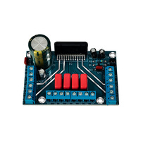 TDA7388 Papan Amplifier Mobil 4 Saluran 4X41W Bahan ABS Mendukung Suara Stereo Surround Kelas Audiophile