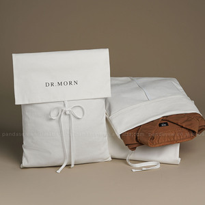 PandaSew Custom Logo <b>Envelope</b> Bag Clothing Shoes Dust Bag Jewelry Bag <b>White</b> Twill Cotton Gift Packaging Jewelry Pouch - Product Image 3