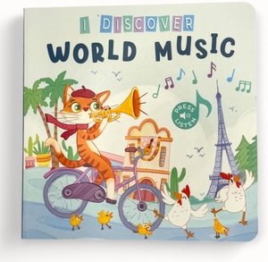 Discover World Music Sound Book para bebés con 6 canciones globales <span class=keywords><strong>de</strong></span> todo el <span class=keywords><strong>mundo</strong></span> Kids Interactive Board Book con música - Product Image 1