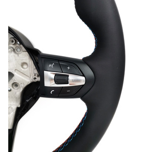 Volante de fibra de carbono de 3 radios estilo carreras para BMW Serie 3, Serie 5, X1, X5, X6, M3, M6 6328 - Product Image 5