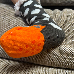 Tùy Chỉnh Acrylic Chenille Sherpa Lông Cừu Dệt Kim Crew Động Vật Thiết Kế Tùy Chỉnh Mô Hình Giản Dị Trong Nhà Sàn Nhà Dép Vớ Cho - Product Image 5