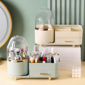 OWNSWING Makeup Storage Box With Drawers Make up Cosmetic Storage Desktop Organizer Fashion Big Capacity For Cosmetics