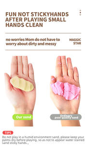 Jeu de sable d'intérieur personnalisé pour enfants 500g Magic Bee Wax Educational Space Dynamic Sand Build Game Sand - Product Image 6