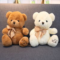 Promotion ours en peluche peluche poupée fabricant personnalisé amour ours en peluche saint valentin musique émettant de la lumière câlin coeur ours