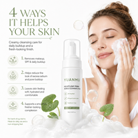 Lait Nettoyant Moussant Visage Anti-Imperfections et Pores au PDRN Cica et Heartleaf Naturel, avec SPF, Marque Blanche