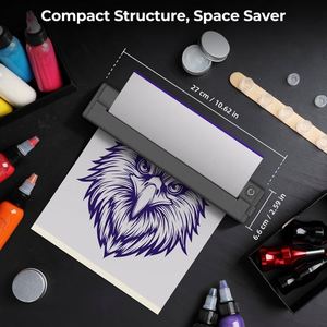 공장 열 프린터 <span class=keywords><strong>A4</strong></span> 크기 문신 스텐실 프린터 윈도우/맥/iOS/안드로이드 폰 휴대용 <span class=keywords><strong>A4</strong></span> 프린터 미니 인상 - Product Image 4