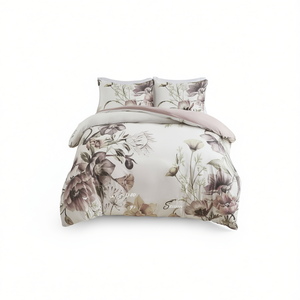 Floral Cotton Printed Duvet Cover Set 3 Piece Queen Twin Size Home Bedding Cool <b>Comfortable</b> Bedroom Decor - Product Image 1