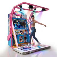 Machine de danse sportive de 55 pouces, à monnayeur, jeu d'arcade de danse pour 2 joueurs, pour parc d'attractions