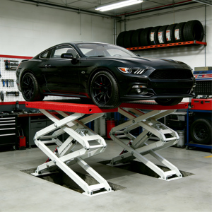 Elevador de Tijera Subterráneo Hongtech HOT-UGS4 - Accionamiento Hidráulico, Capacidad de 4000 kg, 10 Años de Vida Útil, Equipo de <span class=keywords><strong>Taller</strong></span> Portátil - Product Image 1