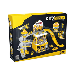 Nouveautés Jinying : Circuit de course automobile en alliage pour enfants, garage urbain, piste de glisse et parking à assembler soi-même - Product Image 6