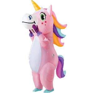 성인 여성용 할로윈 TV & 영화 캐릭터 풀바디 유니콘 풍선 의상 - Product Image 6