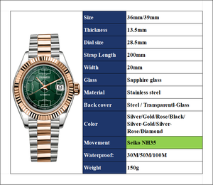 Montre personnalisable pour homme, vente chaude, directement de l'usine, avec mouvement NH35, <span class=keywords><strong>mécanique</strong></span>, montres de sport pour matchs de football 2026 - Product Image 2