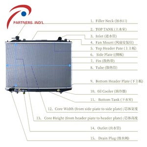 Bán Chạy Nhất Bán Buôn New Thay Thế Tự Động <span class=keywords><strong>Intercooler</strong></span> Xe Phổ <span class=keywords><strong>Intercooler</strong></span> Kit Đối Với Nissan Mitsubishi Benz VW Chevrolet - Product Image 5