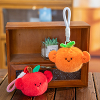 Pendentifs en peluche mignons en forme de fruits musclés, breloques amusantes pour sacs, cadeaux d'anniversaire, jouets en peluche en forme de fruits