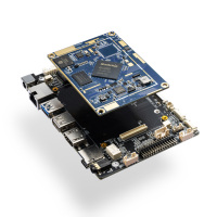 Placa Base Rockchip de Cuatro Núcleos Cortex-a55 con Linux y Android, Placa Base de Desarrollo Arm Rk3568 SOM SBC para Gateway