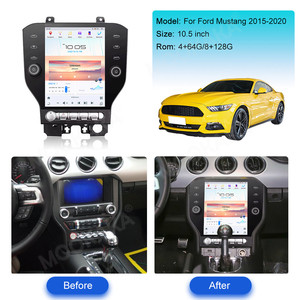 10.5inch Qualcomm đài phát thanh xe cho Ford Mustang 2015 2020 đa phương tiện Player GPS navigation Stereo <span class=keywords><strong>Android</strong></span> 13 Carplay DSP 5 gam Wifi - Product Image 2