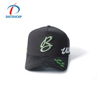 Style de rue Money Design Dollars Richesse Motif Luxe Satin Doublé 5 Panneau Gorra Chapeau 3D Brodé Baseball Casquette En Daim Personnalisé