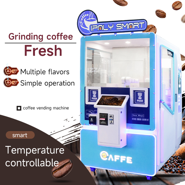 Robot Coffee Vending Machine Fully Automatic Hot and Cold Coffee Vending Machine