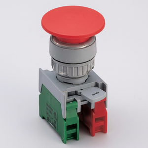 Industrial Panel Momentary Mushroom Head <b>Push</b> <b>Button</b> <b>Switch</b> 22mm Plastic 6A 1NO/2NO Mounting (XE30) - Product Image 1