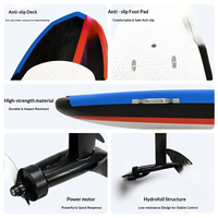 Planche de ski nautique électrique en fibre de carbone, prix fabricant en gros, produits OEM ODM - Modèle de marque PK-OC-cf02 Progressive