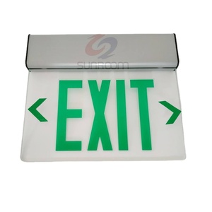 Letrero <span class=keywords><strong>de</strong></span> Salida UL 924, OSHA, Luz <span class=keywords><strong>de</strong></span> Emergencia <span class=keywords><strong>contra</strong></span> Incendios, Letrero <span class=keywords><strong>de</strong></span> Salida LED con Iluminación Lateral UL - Product Image 2