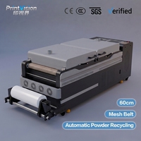 Machine de recyclage de poudre automatique robuste de 60 cm pour sécheuse de film DTF à 6 têtes