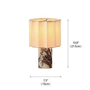 <span class=keywords><strong>Lampada</strong></span> da Tavolo Nordica Moderna per Camera da Letto e Soggiorno, Bul Gari in Marmo e Tessuto, LED di Alta Qualità, Nuova, Unica, Stabile e Artistica, <span class=keywords><strong>Lampada</strong></span> da Tavolo Valli - Product Image 6