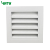 Fenêtre en aluminium, persiennes extérieures, imperméables, persiennes électriques de ventilation