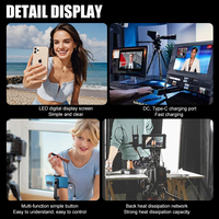 Lampe LED portable ZSYB S100R 100W CRI96 pour photographie, mini lumière douce, contrôle par application, éclairage d'appoint LED pleine couleur