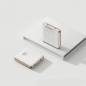 Batterie externe portable de haute qualité 10000mAh, petite taille, PD22.5W, charge rapide d'urgence en extérieur, avec 4 câbles - Product Image 5