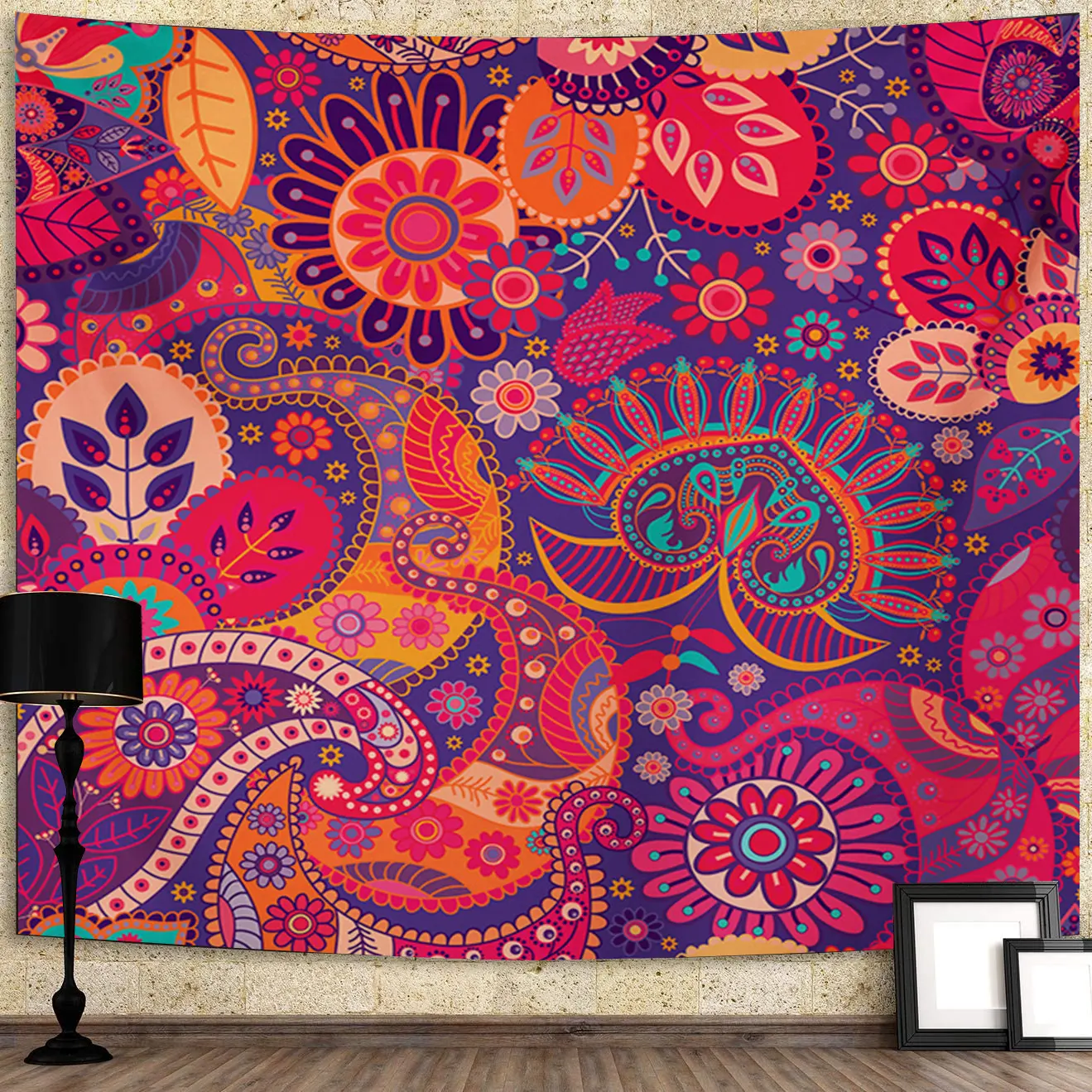Bohemian Mandala Thick Tapestry Leather Wall Hanging Cloth