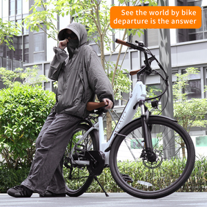 จักรยานไฟฟ้า City Bike ขนาด 27.5 นิ้ว มอเตอร์ไร้แปรงถ่าน 250W เกียร์ 7 สปีด โครงอะลูมิเนียม ระบบกันสะเทือนคู่ แบตเตอรี่ลิเธียม จักรยานไฟฟ้าสำหรับผู้หญิง - Product Image 2
