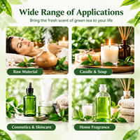 Huiles essentielles concentrées parfumées au thé vert, arôme frais pour la fabrication de bougies - Ventes flash