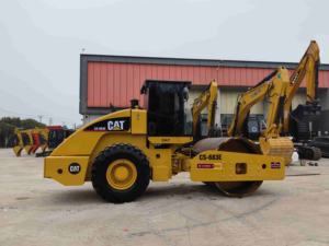Used CS683E for CAT <b>Road</b> <b>Roller</b> for Sale Second Hand Tire <b>Roller</b> with Single Drum Good Condition Pump Core Components - Product Image 4