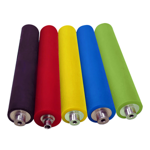 Tùy chỉnh PU con lăn cao su Silicone Con lăn PU bánh xe phẳng mặt nạ Máy bánh xe cao su chính xác thiết bị máy móc Con lăn nhỏ - Product Image 3