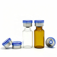 Capuchons en aluminium et plastique de 13 mm et 20 mm, couleurs assorties, avec opercule déchirable, accessoires d'emballage pour flacons, haute qualité, en vrac, OEM pour flacons en verre