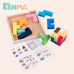 Wholesale Wooden Toys Jigsaw <strong>Puzzle</strong> <strong>Tangram</strong> - Product Image 6