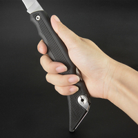 Couteau de filetage pliable pour la pêche et la chasse en plein air, lame en acier 3Cr13, avec manche en caoutchouc et PP, Yeehand